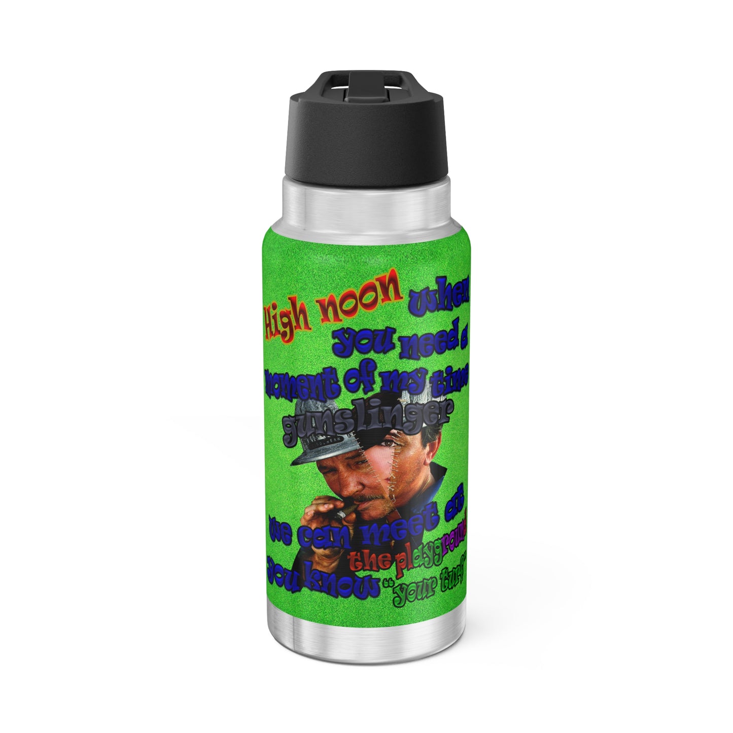 high noon - Gator Tumbler, 32oz  (green turf)