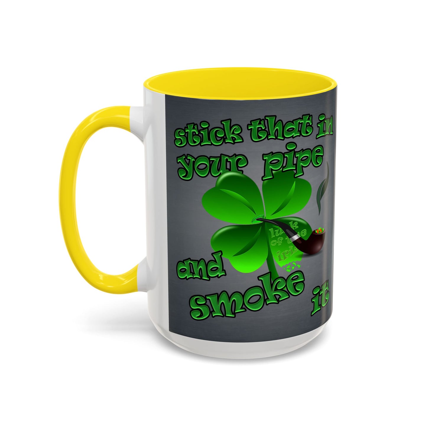celtics logo - Accent Mug (grey-light grey)