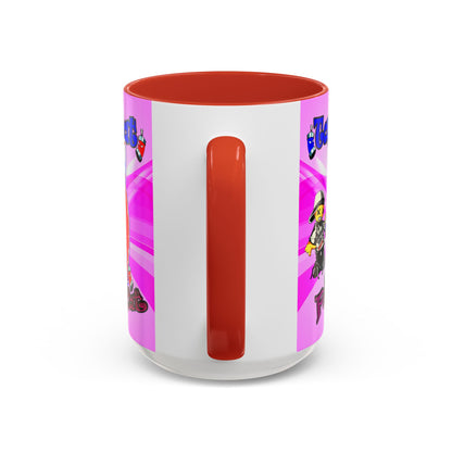 tag that - Accent Mug (light blue-pink wave)