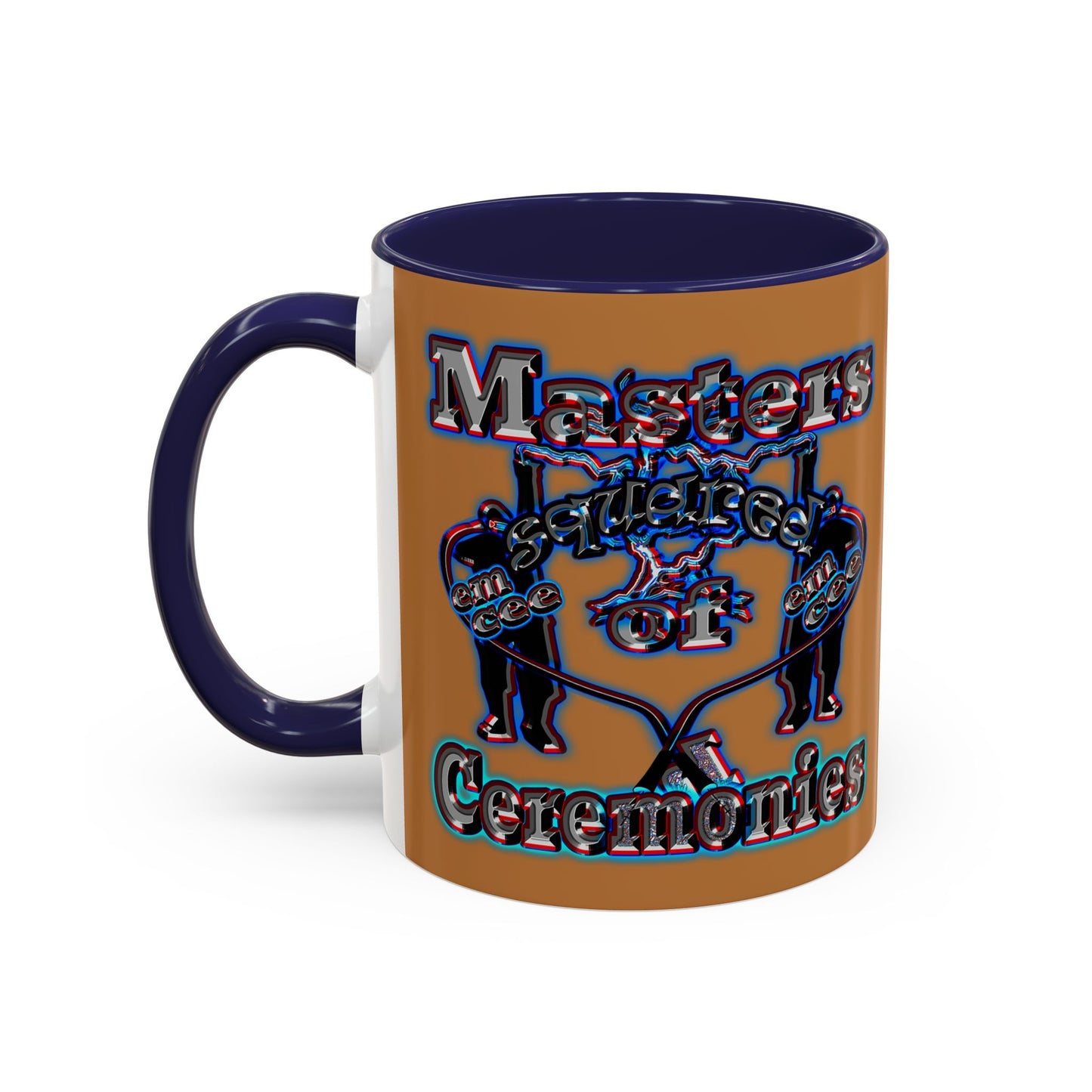 em cee squared - Accent Mug (light brown)