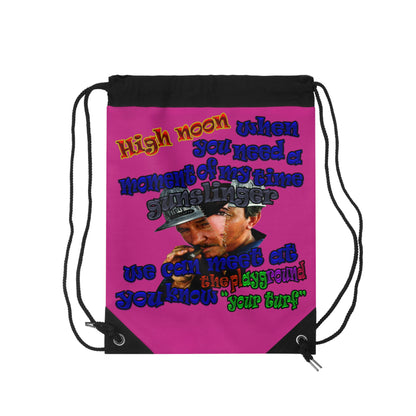 high noon - Drawstring Bag (pink)