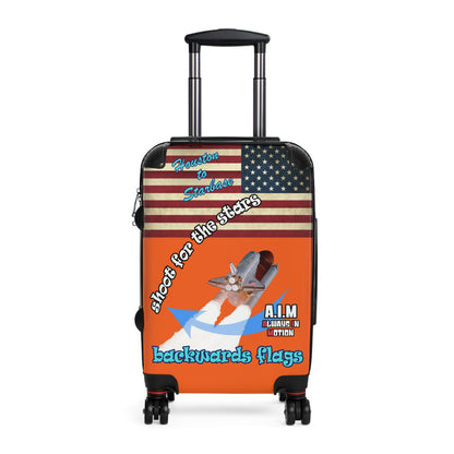 shoot for the stars - Suitcase (orange)