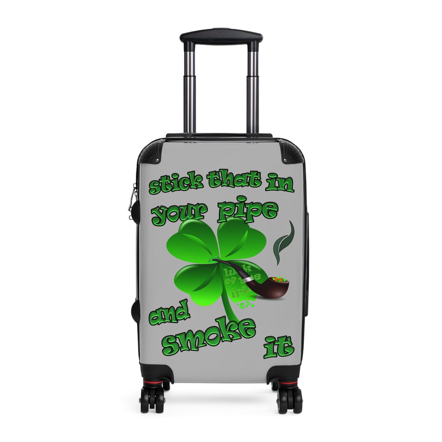 stick that in your pipe and smoke it - Suitcase (light grey)