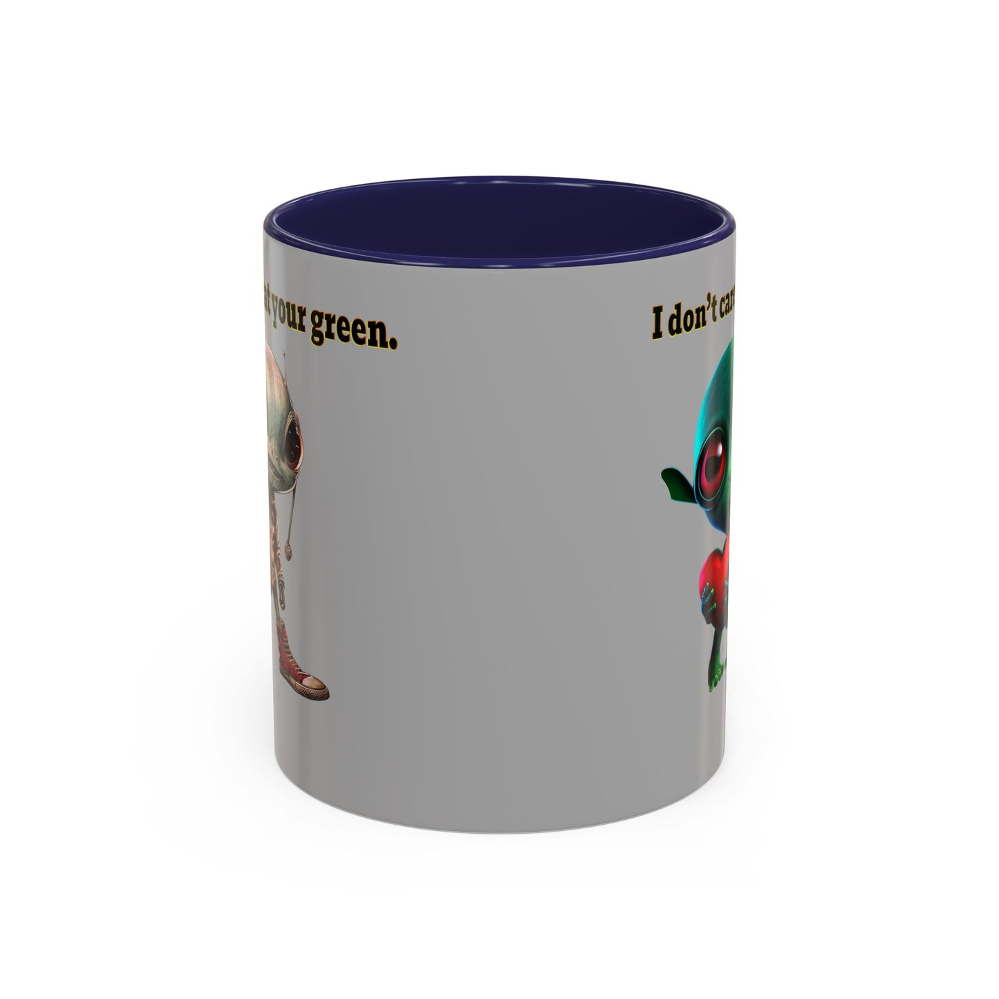 I don't care that your grey - Accent Mug (light grey)