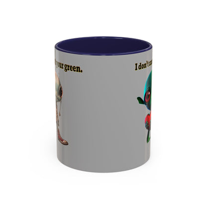 I don't care that your grey - Accent Mug (light grey)