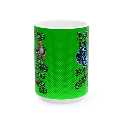 og - White Mug (logo green)