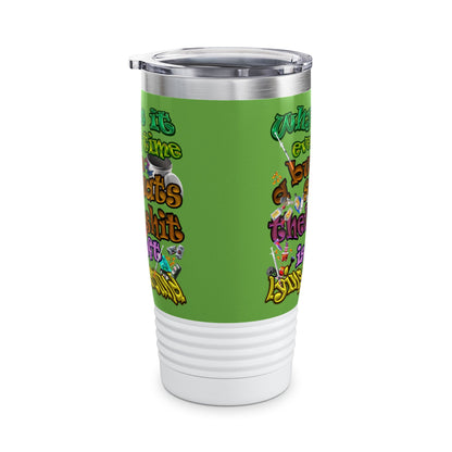 the bum's shit - Ringneck Tumbler, 20oz (green)