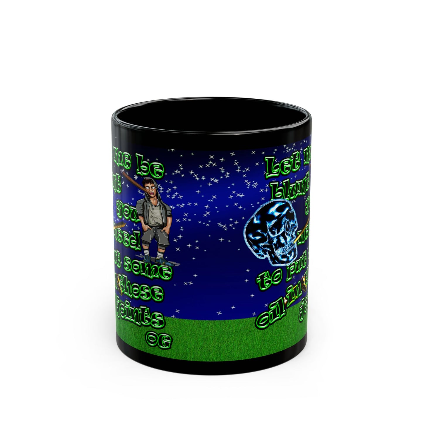 og - Black Mug ('snoops' background)