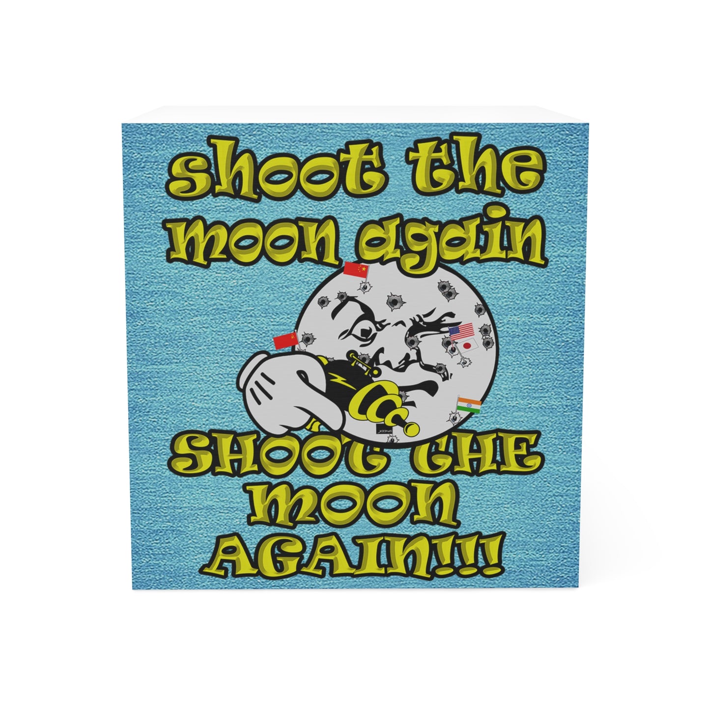 shoot the moon again - note cube (faded blue)