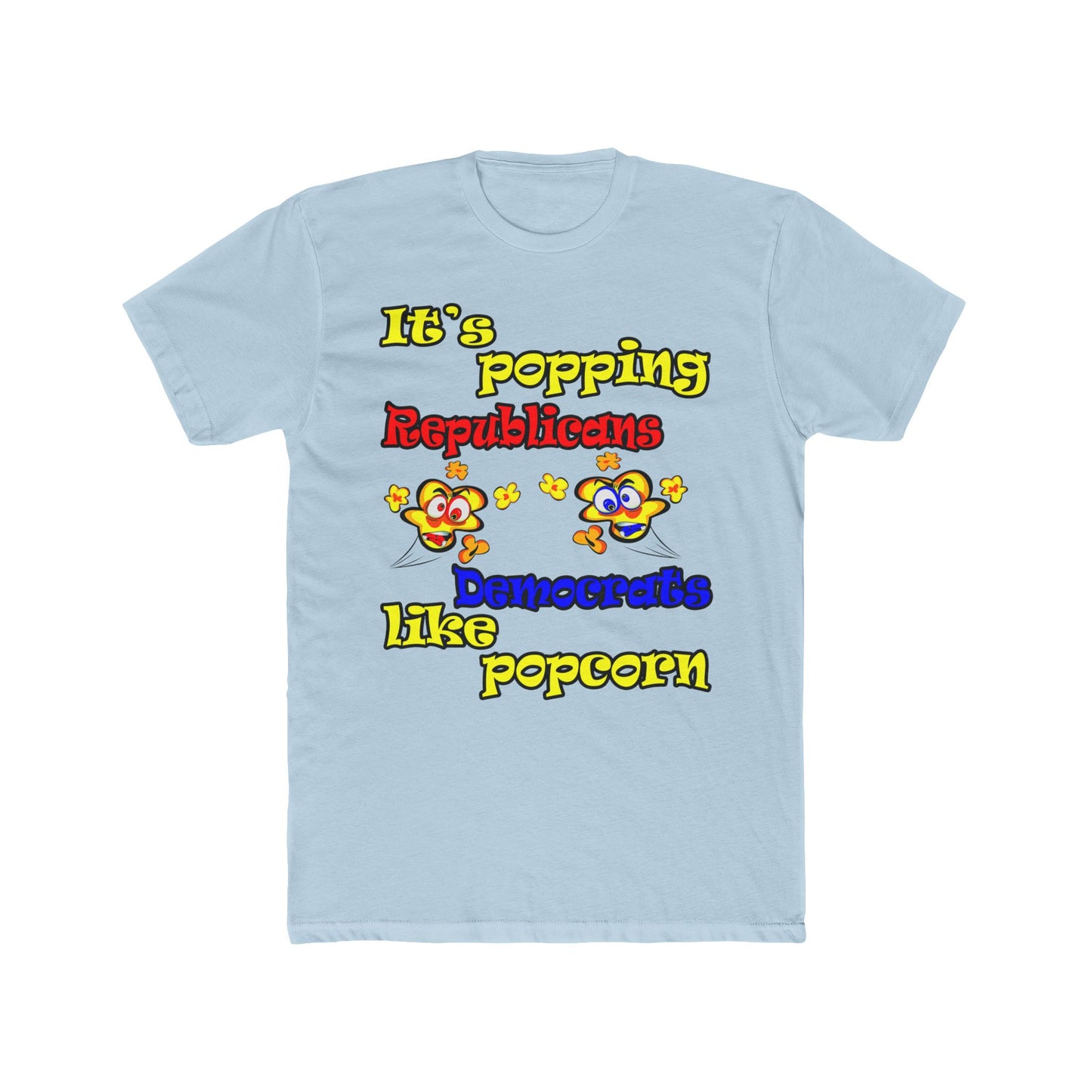 popping like popcorn - Men's Cotton Crew Tee
