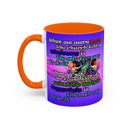 doggystyle - Accent Mug (purple-pink wave)