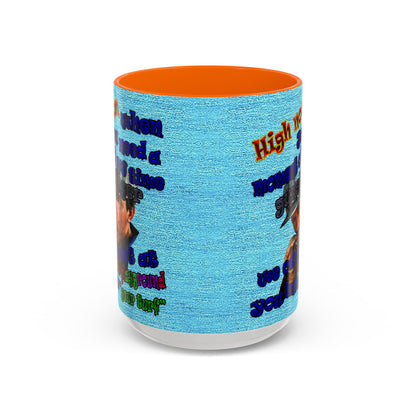 high noon - Accent Mug (faded blue)