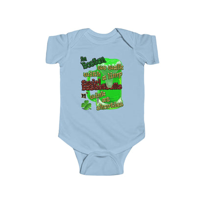 celtics logo - Infant Fine Jersey Bodysuit
