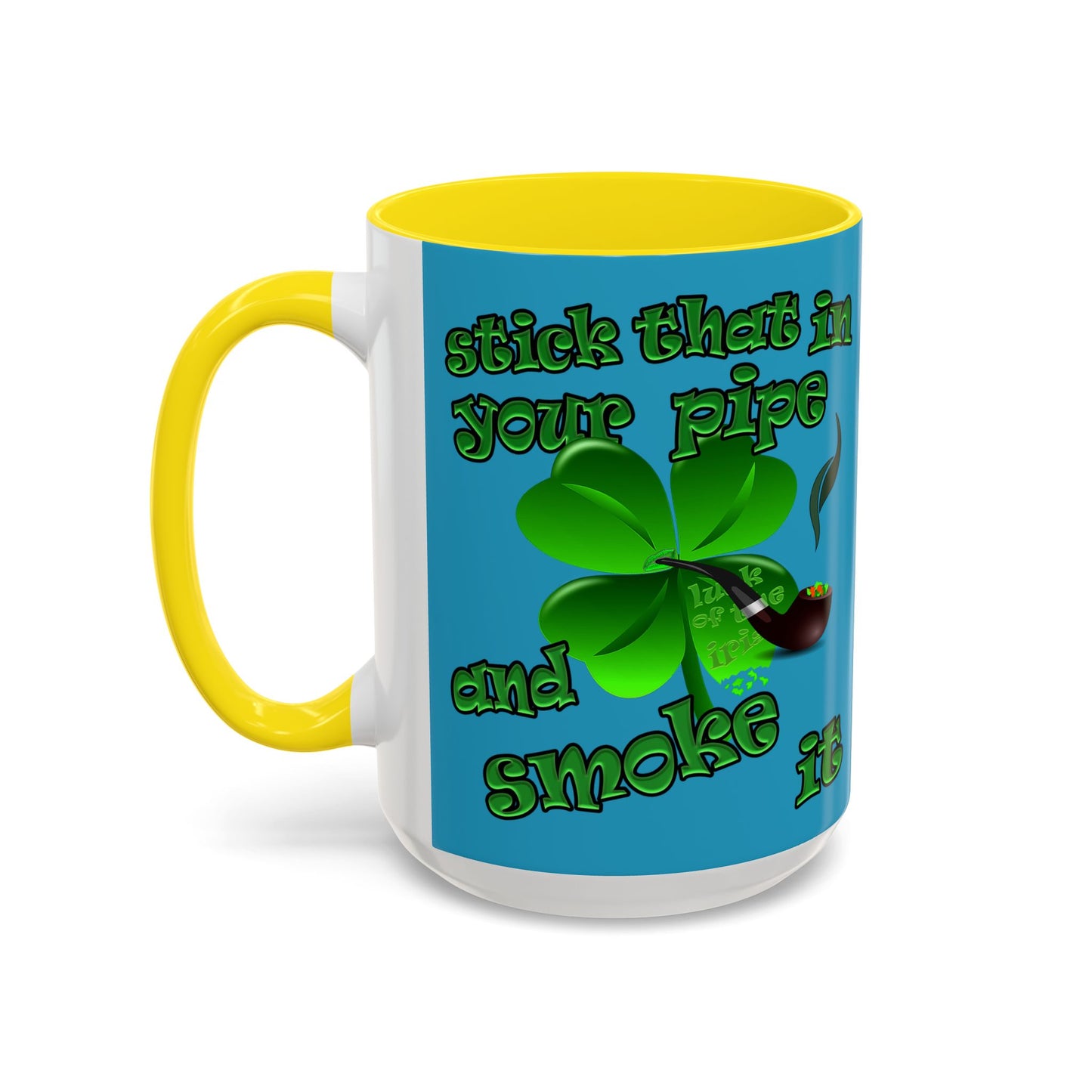 celtics logo - Accent Mug (turquoise)