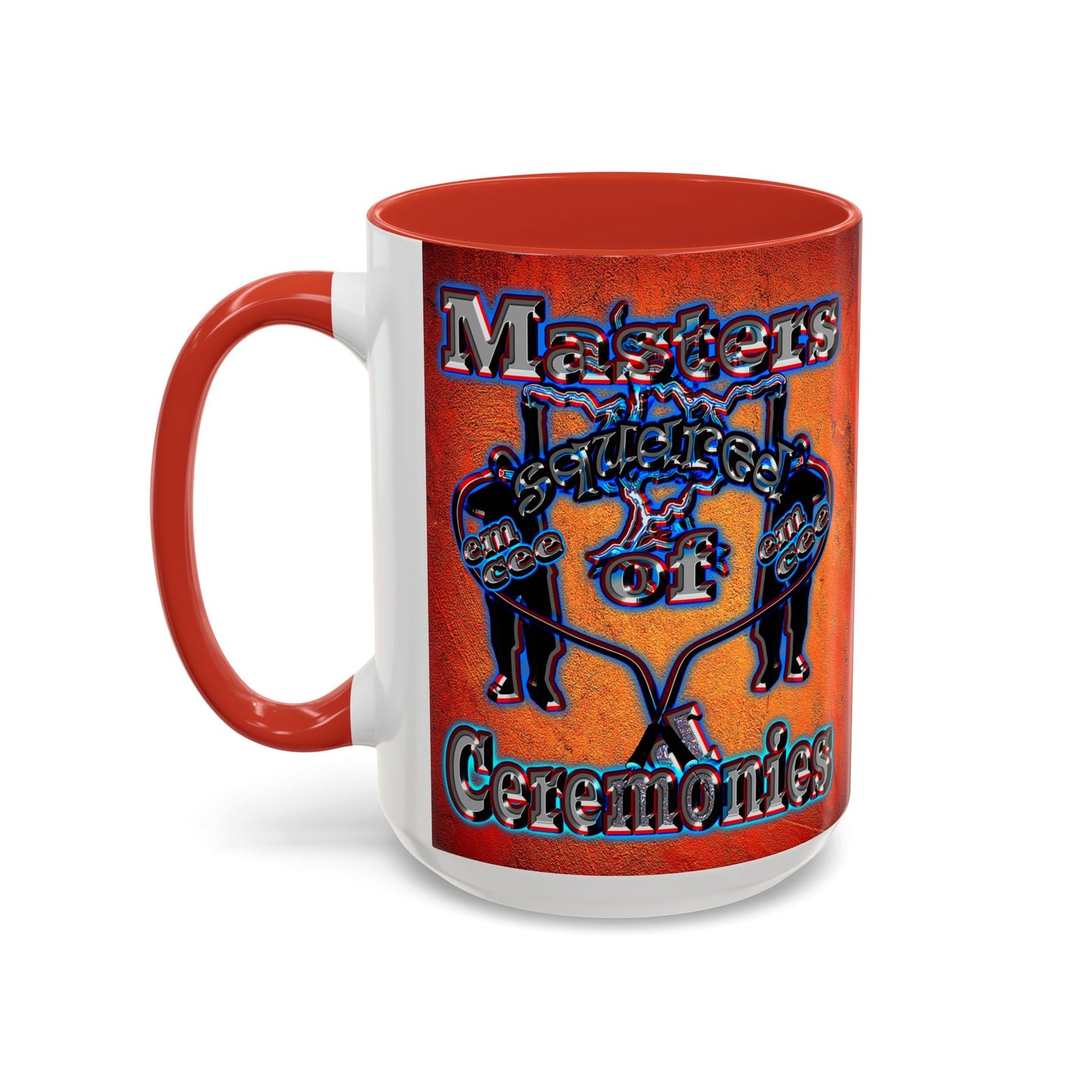 em cee squared - Accent Mug (burnt orange)