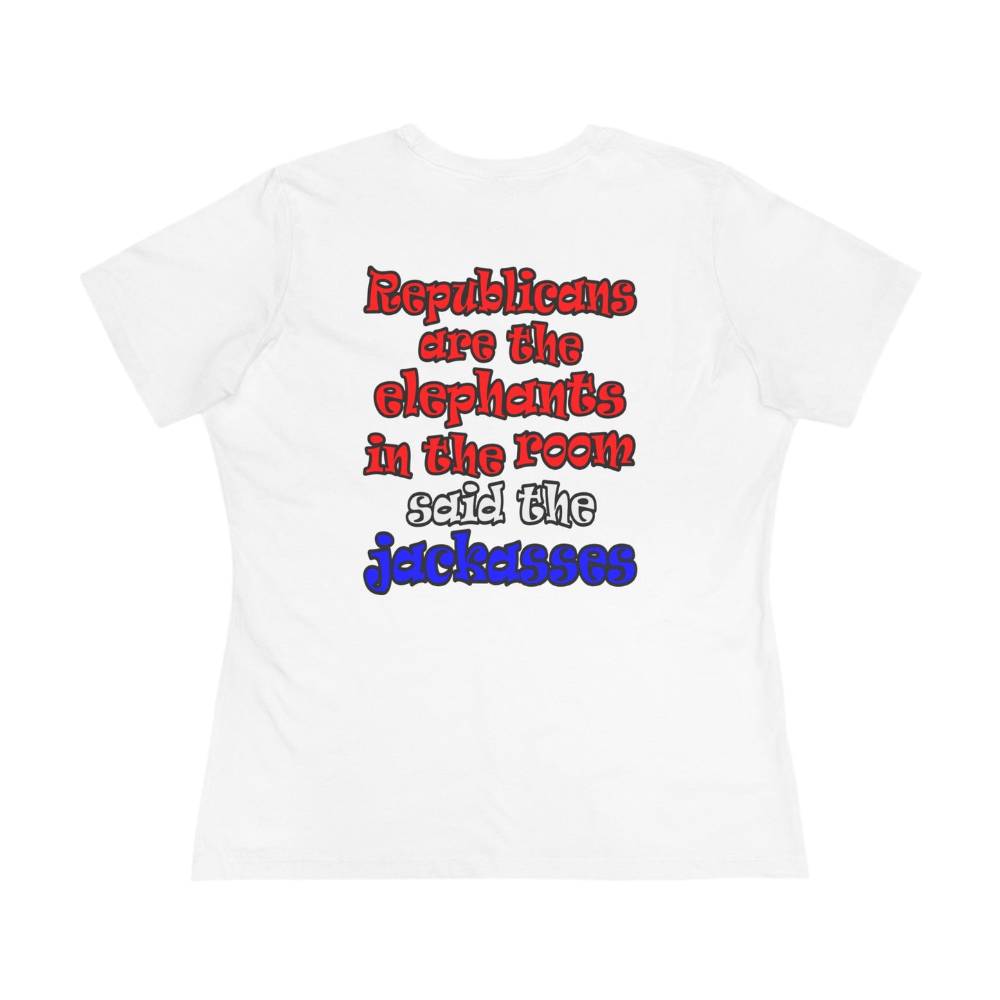 donkeys and elephants - Women's Premium Tee