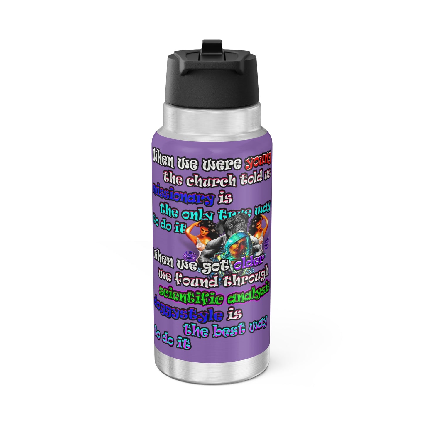 doggystyle - Gator Tumbler, 32oz (light purple)
