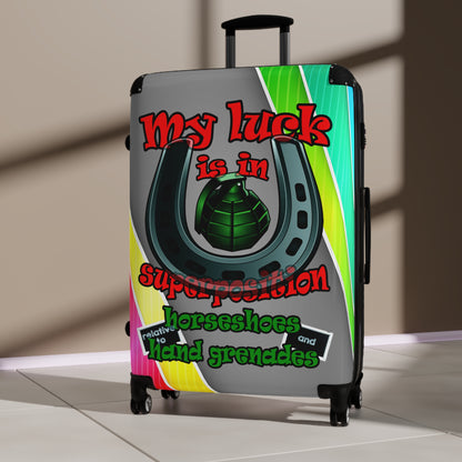 my luck - Suitcase (rainbow split)