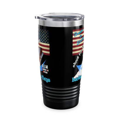 shoot for the stars - Ringneck Tumbler, 20oz (black)