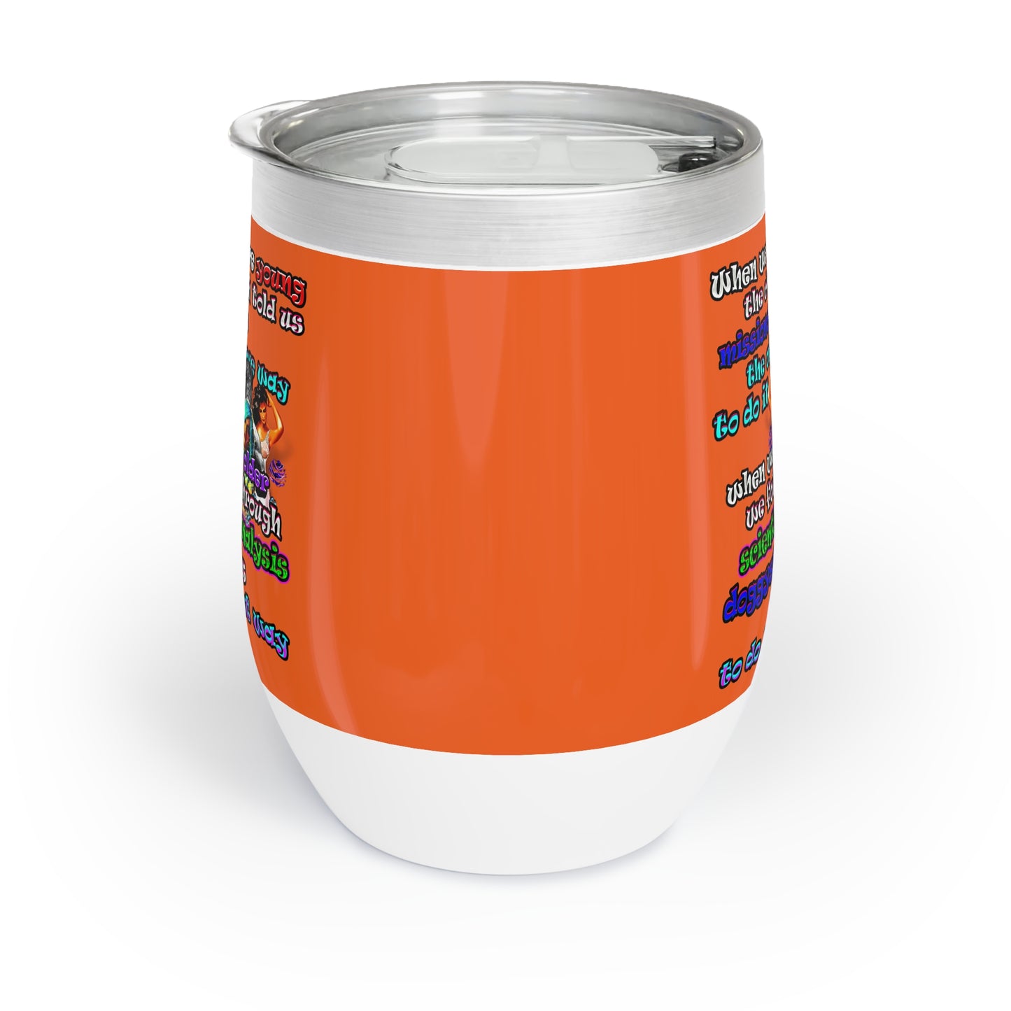 doggystyle - Chill Wine Tumbler (orange)