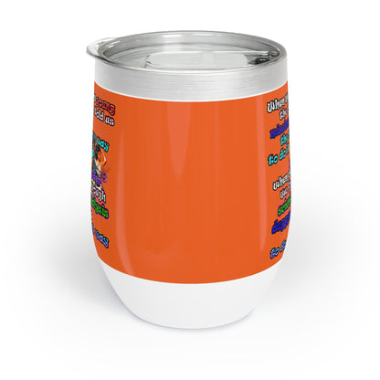 doggystyle - Chill Wine Tumbler (orange)