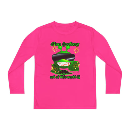 disc jockey - Youth Long Sleeve Competitor Tee