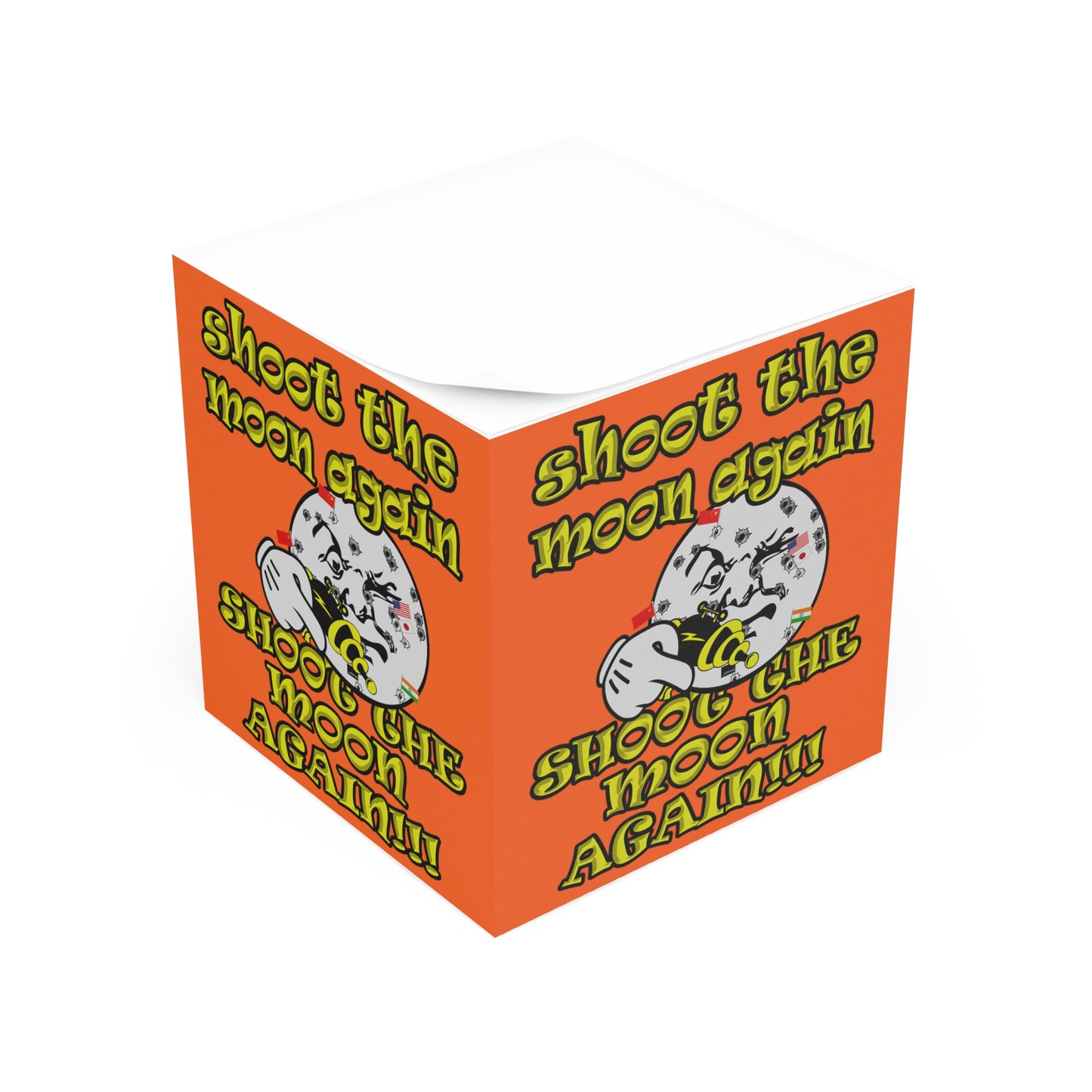 shoot the moon again - note cube (orange)