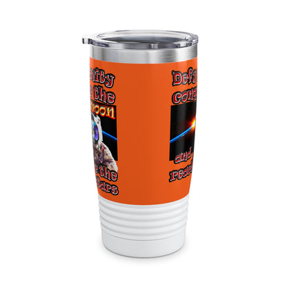 defy conquer reach - Ringneck Tumbler, 20oz (orange)