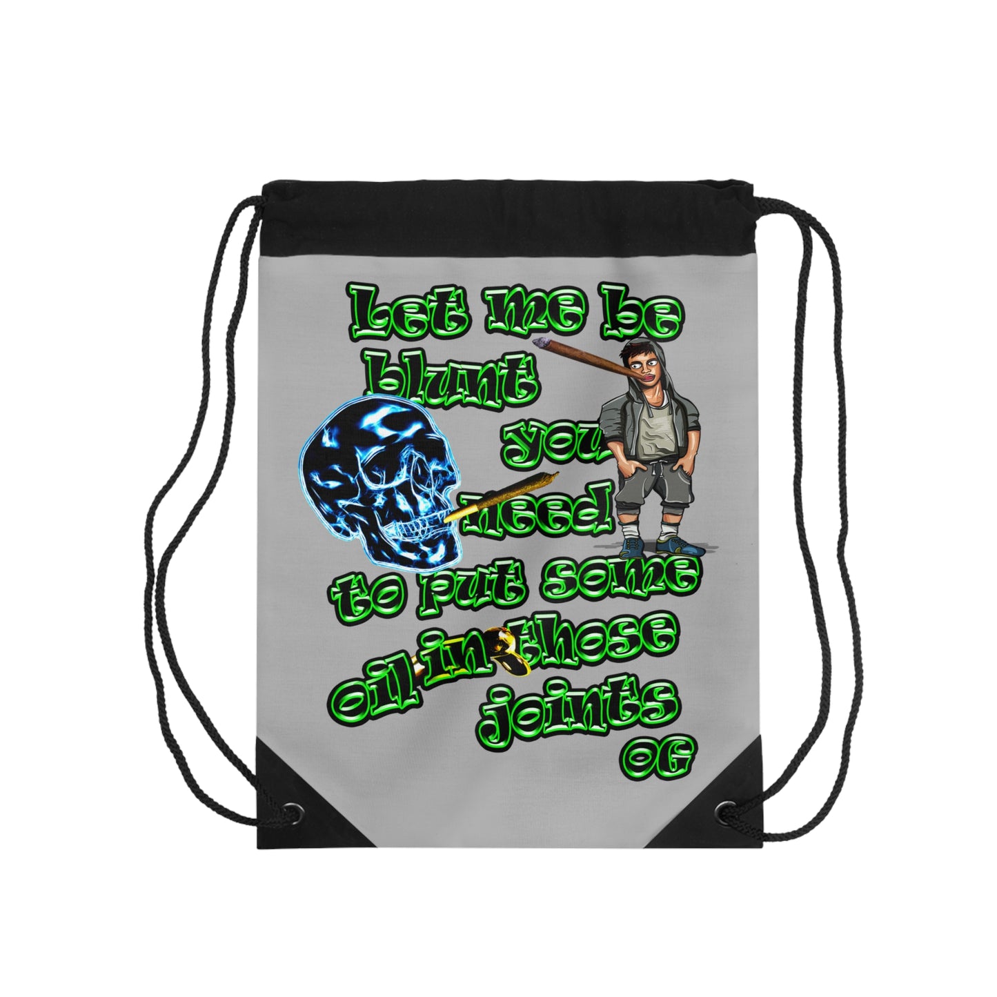 og - Drawstring Bag (light grey)