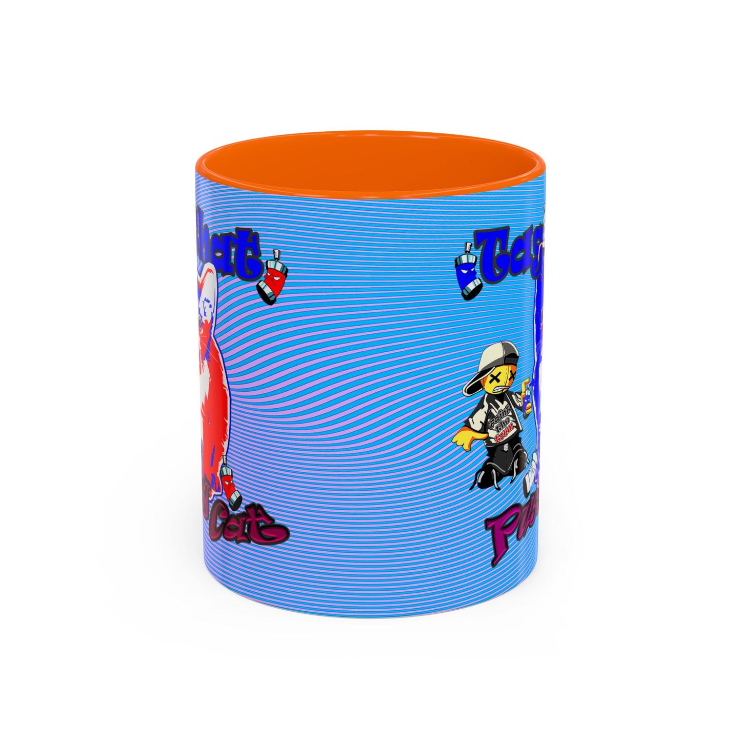 tag that - Accent Mug (light blue-purple wave)