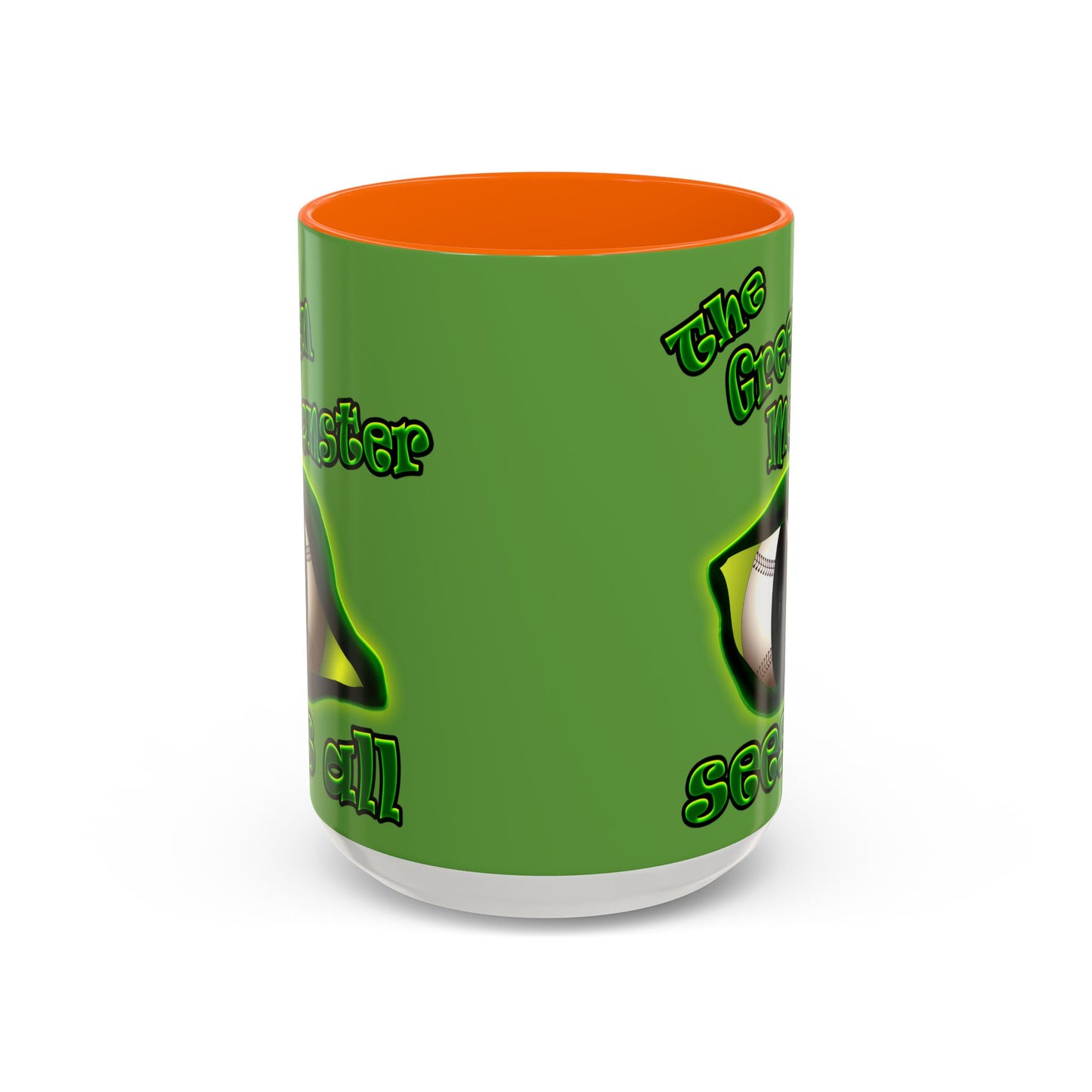 green monster - Accent Mug (green)