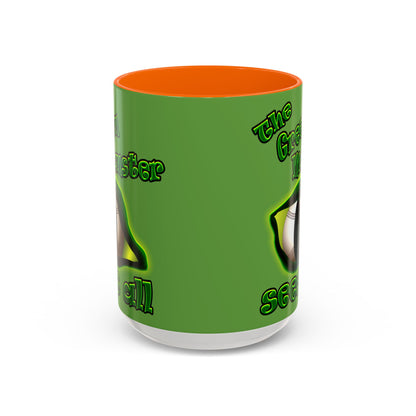 green monster - Accent Mug (green)