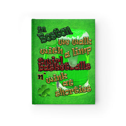 celtics logo - journal-lined (green turf)