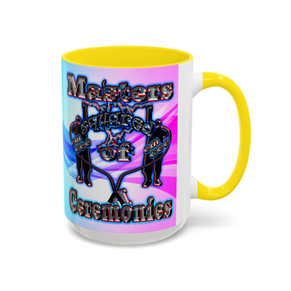 em cee squared - Accent Mug (light blue-pink wave)