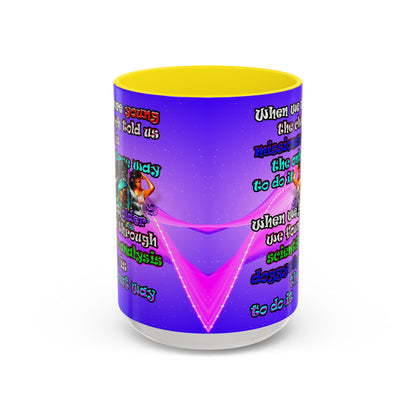 doggystyle - Accent Mug (purple-pink wave)