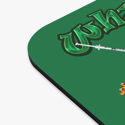 the bum's shit - Mouse Pad (Rectangle) (dark green)