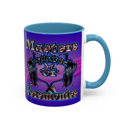 em cee squared - Accent Mug (purple-pink wave)