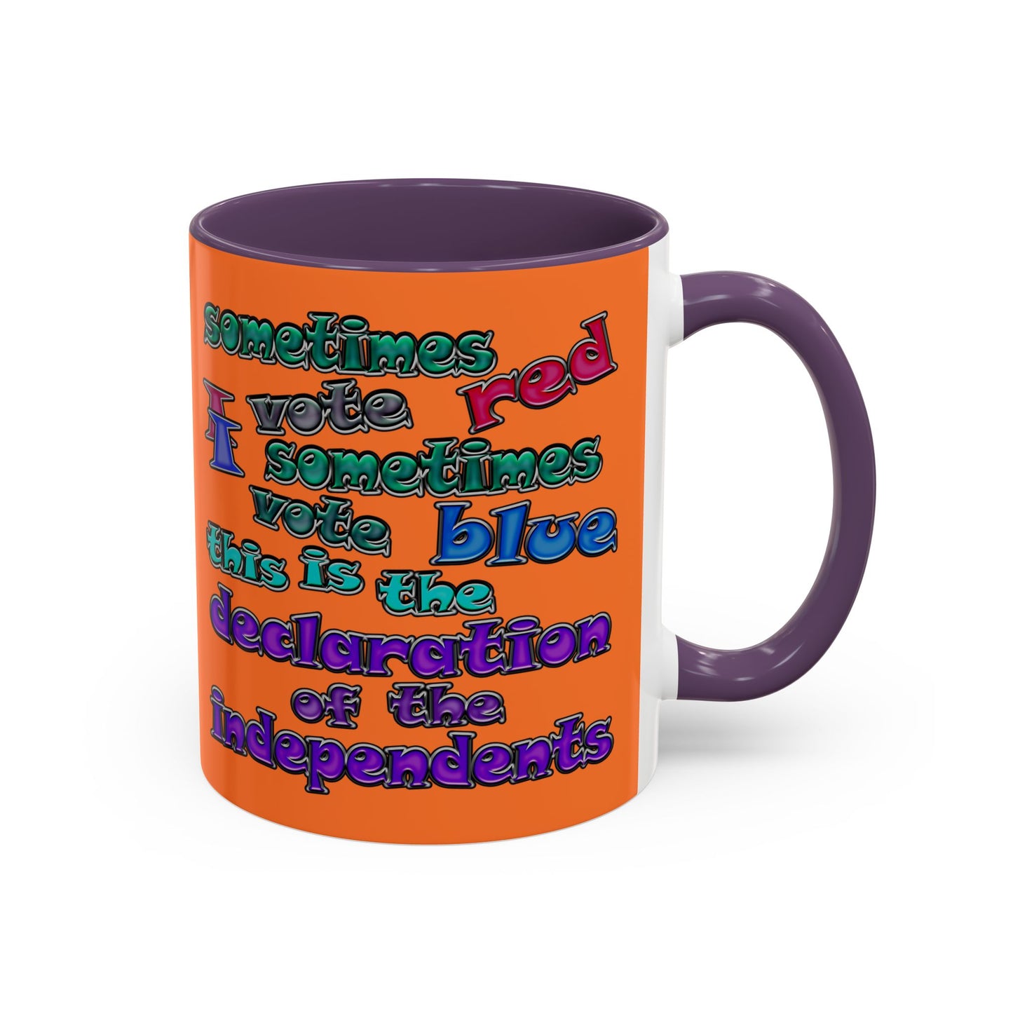 declaration of the independents - Accent Mug (crusta)
