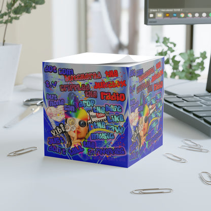 drop the beat - note cube (blue-white wave)