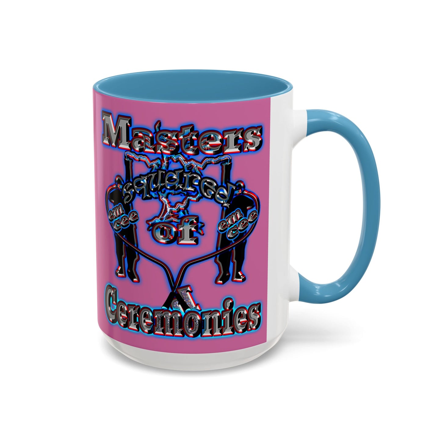 em cee squared - Accent Mug (light pink)