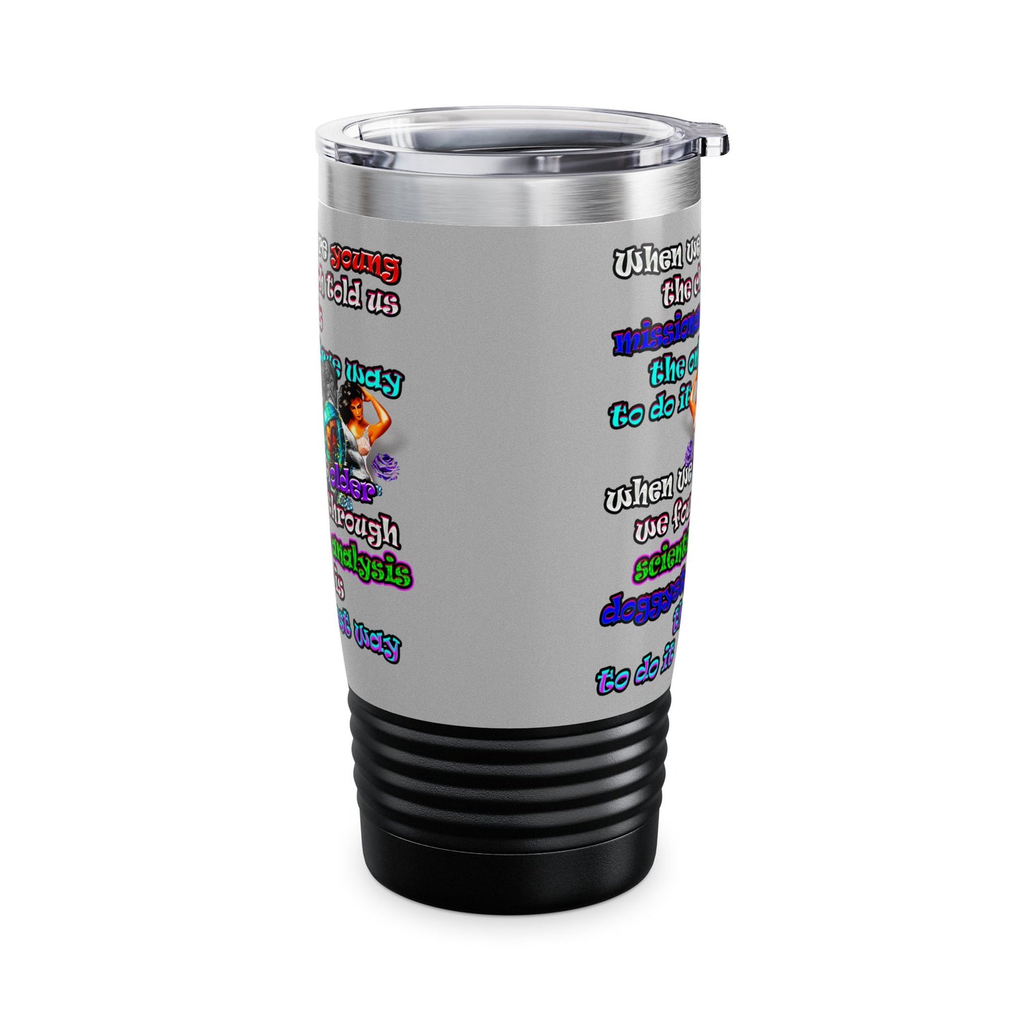 doggystyle - Ringneck Tumbler, 20oz (light grey)