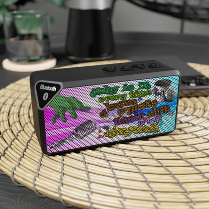 the bum's shit - Jabba Bluetooth Speaker (light blue-pink wave)