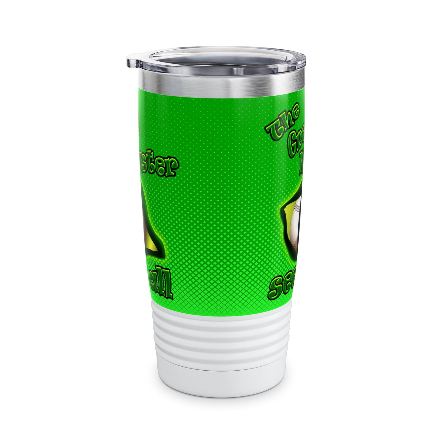 green monster - Ringneck Tumbler, 20oz (logo green)
