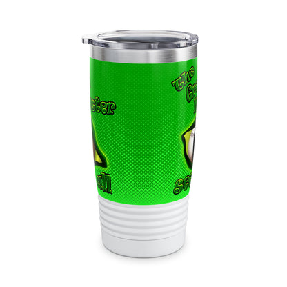 green monster - Ringneck Tumbler, 20oz (logo green)