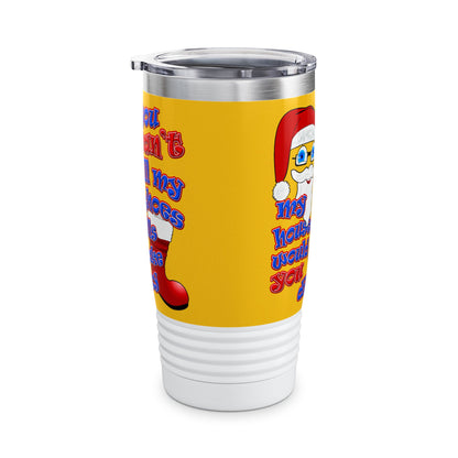 santa's shoes - Ringneck Tumbler, 20oz (yellow)