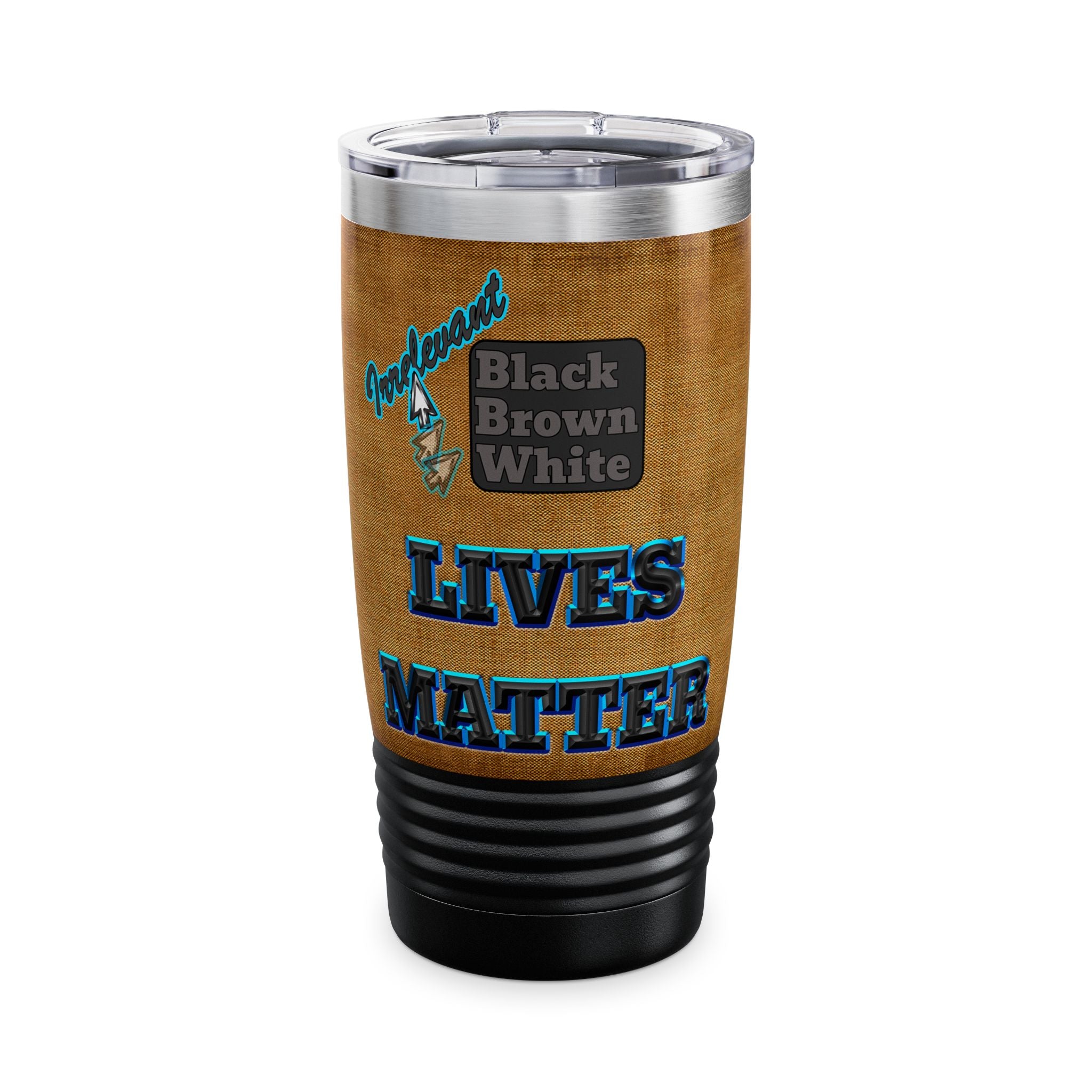 irrelevant - Ringneck Tumbler, 20oz (brown papyrus)