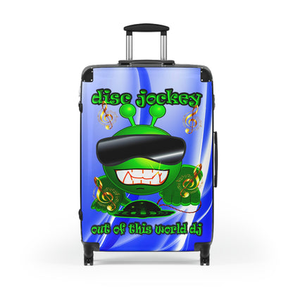 disc jockey - Suitcase (blue-white wave)