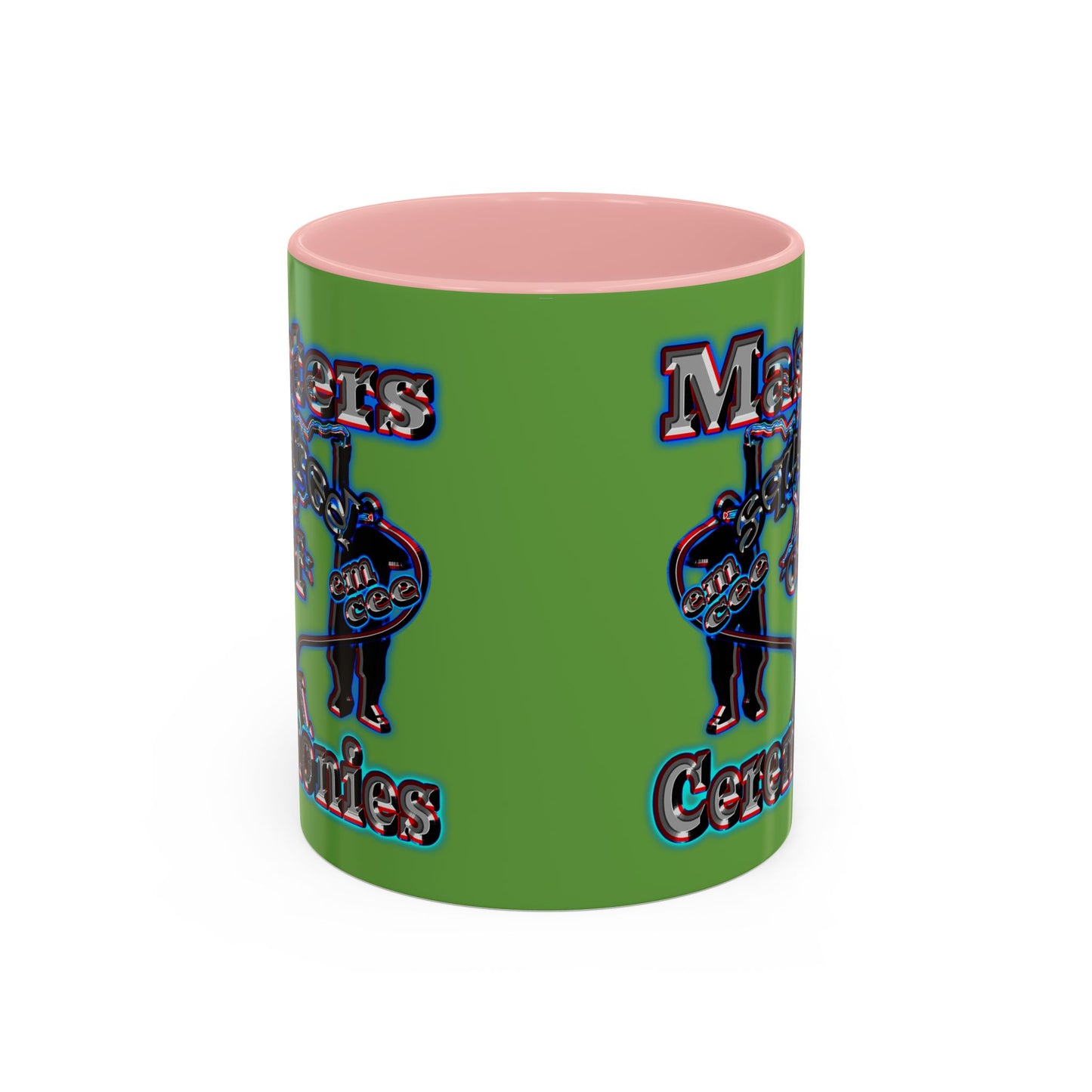 em cee squared - Accent Mug (green)