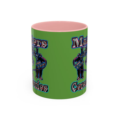 em cee squared - Accent Mug (green)