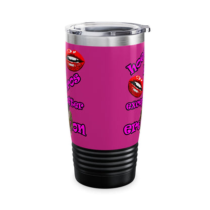 hoes b4 bros - Ringneck Tumbler, 20oz (pink)